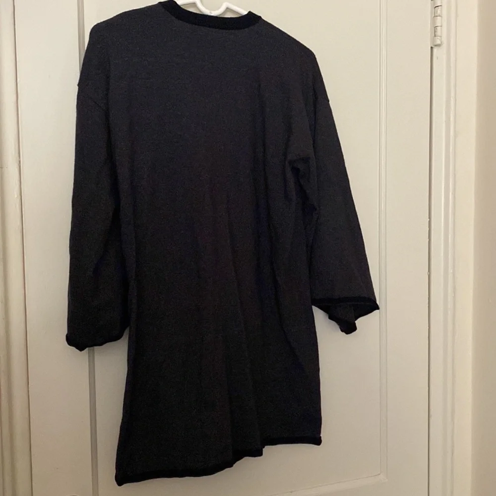 Joan vass gray cardigan size: M